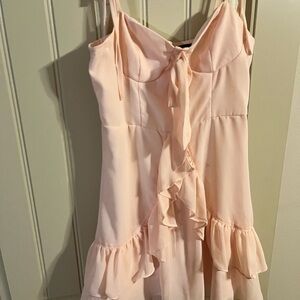 Shein light pink dress worn once